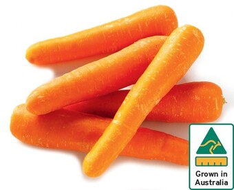 IGA Australian carrots 1kg pack offer