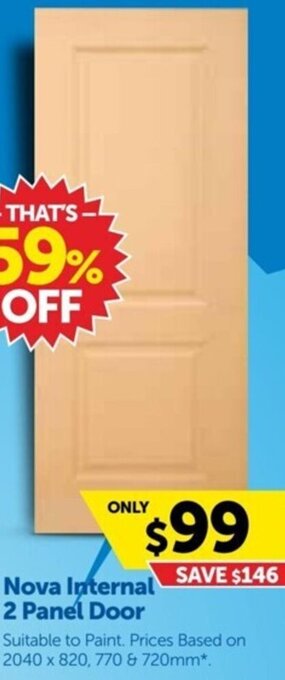 Nova Internal 2 Panel Door