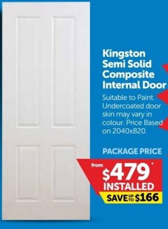 Doors Plus Kingston Semi Solid Composite Internal Door offer