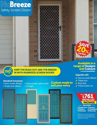 Nubreeze Safety Screen Doors