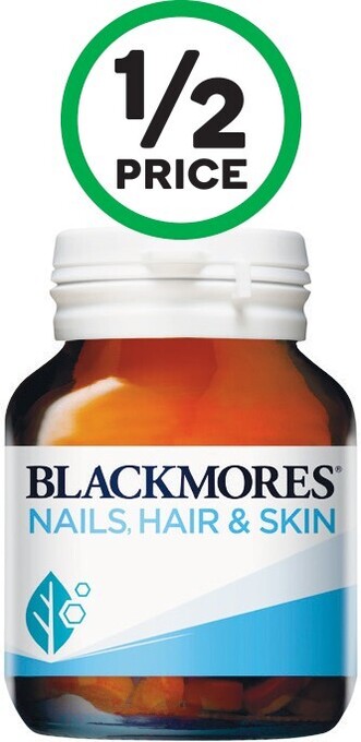 Woolworths Blackmores nails, hair & skin beauty vitamin tablets pk 60~ offer