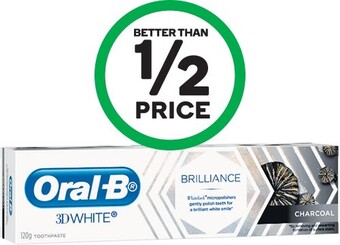 Woolworths Oral-b 3d white toothpaste 120g offer