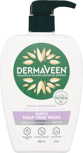 Woolworths Dermaveen soap-free body wash 500ml offer
