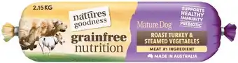 Woolworths Natures goodness fresh dog roll 2.15 kg offer
