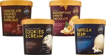 Woolworths Much moore ice cream 1 litre offer