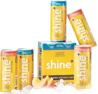 Woolworths Shine + energy 4 x 250ml offer