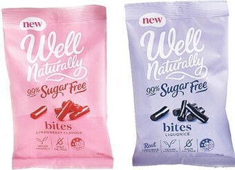 Woolworths Well naturally sugar free liquorice 110g – from the health food aisle offer