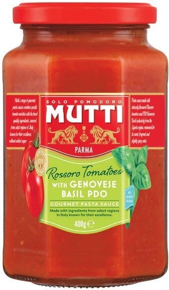 Woolworths Mutti pasta sauce 400g offer