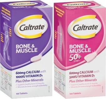 Coles Caltrate bone & muscle health 100 pack offer