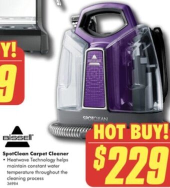 The Good Guys Bissell SpotClean Carpet Cleaner offer