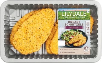 Coles Lilydale free range chicken schnitzel cauliflower 400g offer
