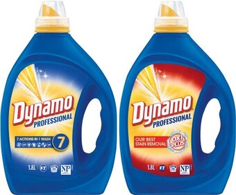 Coles Dynamo professional laundry liquid 1.8 litre offer