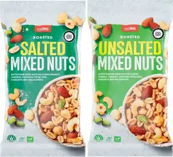Coles mixed nuts 375g