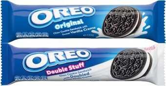 Coles Oreo cream biscuits 133g-147g offer