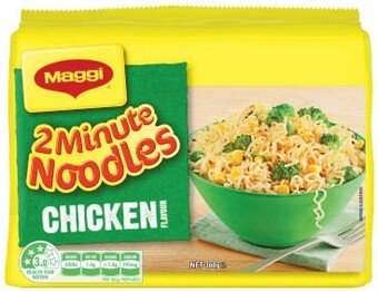 Coles Maggi noodles 5 pack 335g-380g offer