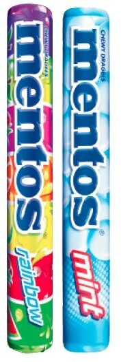 Coles Mentos single roll 37.5g offer