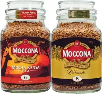 Coles Moccona instant coffee 200g offer