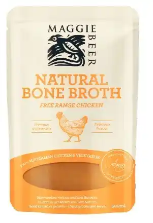 Coles Maggie beer bone broth 500ml offer
