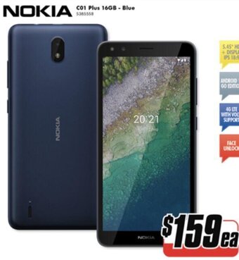 The Good Guys Nokia C01 Plus 16GB - Blue offer