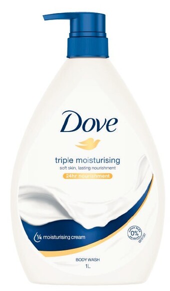 Coles Dove body wash 1 litre offer