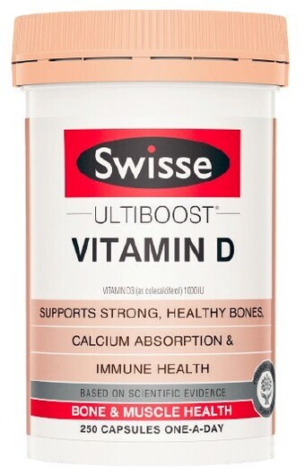 Coles Swisse ultiboost vitamin d 250 pack** offer