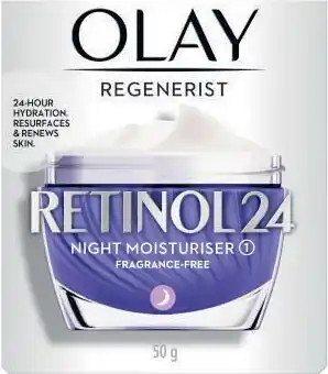 Coles Olay regenerist retinol 24 night moisturiser 50g offer