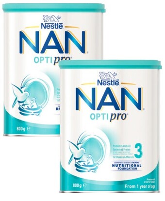 Coles Nestlé nan optipro stage 3 formula 800g offer