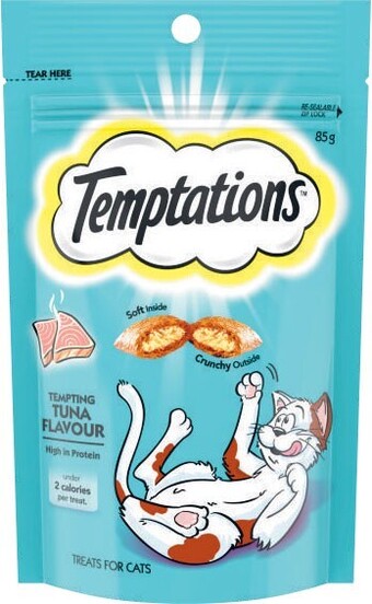 Coles Temptations cat treats 85g offer