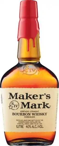 Coles Makers mark bourbon 1 litre offer