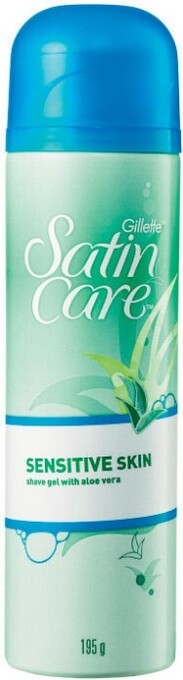 Coles Gillette satin care sensitive skin shave gel 195g offer