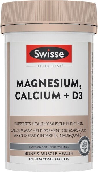 Coles Swisse ultiboost magnesium calcium + d3 120 pack offer