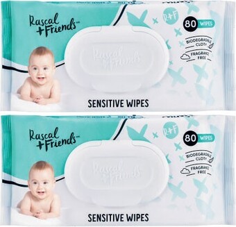 Coles Rascal + friends sensitive wipes 80 pack offer
