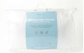 Myer Heritage temperature control pillow offer
