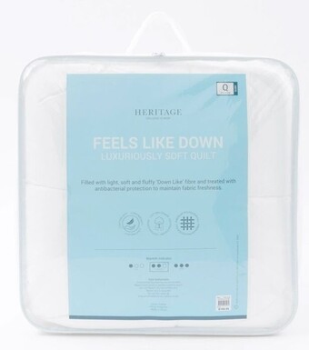 Myer Heritage feels like down quilt offer