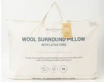 Myer Heritage wool surround pillow offer