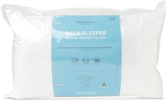 Myer Heritage back sleeper pillow offer
