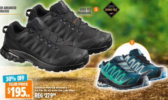 Anaconda Salomon Men's & Women's XA Pro 3D V8 Gore-Tex Low Hiker offer