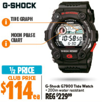 Anaconda G-Shock G7900 Tide Watch offer