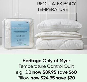 Myer Heritage Only At Myer QB offer