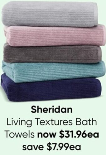 Sheridan Living Textures Bath Towels