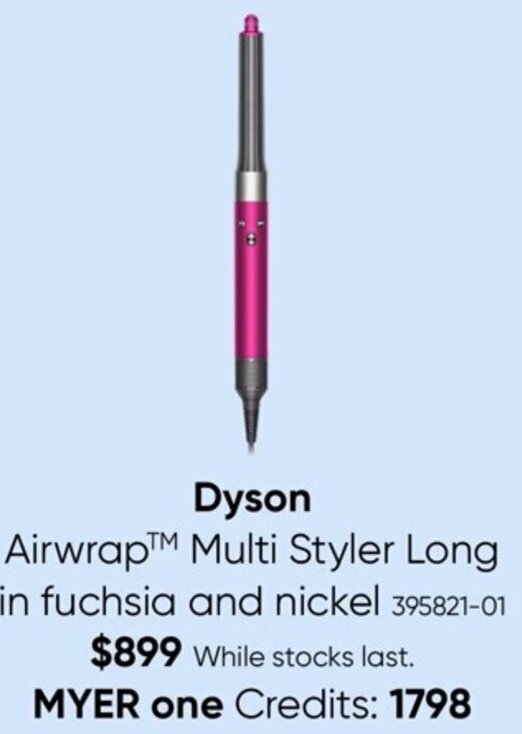 Dyson airwrap myer sale