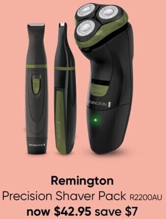 Myer Remington Precision Shaver Pack offer
