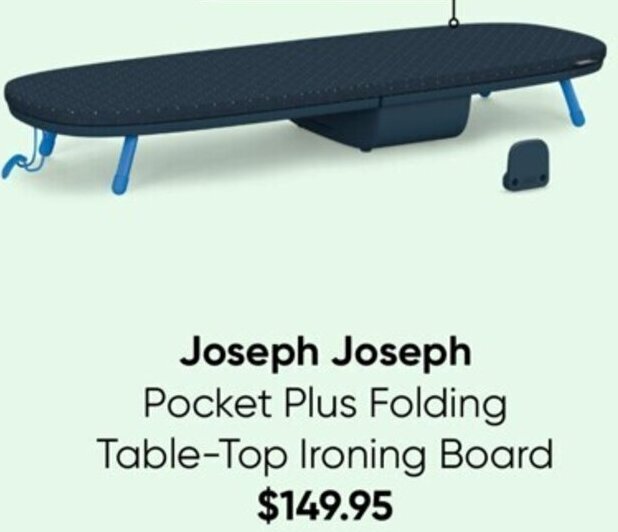 Joseph Joseph Pocket Plus Folding TableTop Ironing Board offer at Myer