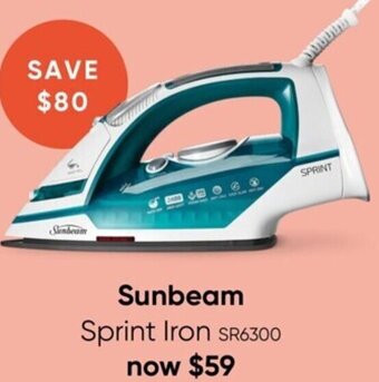 Myer Sunbeam Sprint Iron offer