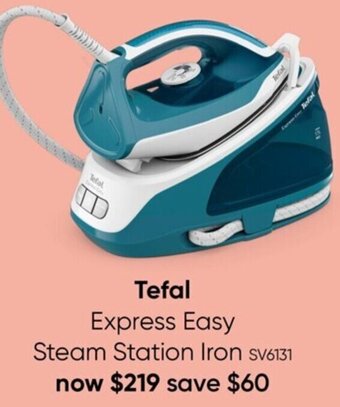Myer Tefal Express Easy Steam Station Iron offer