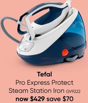 Myer Tefal Pro Express Protect Steam Station Iron offer