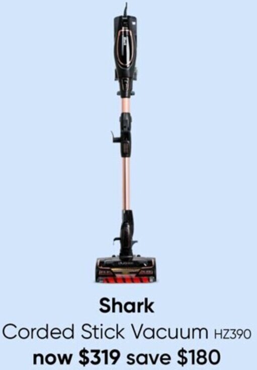 Shark Corded Stick Vacuum offer at Myer