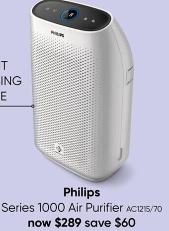 Myer Philips Series 1000 Air Purifier offer