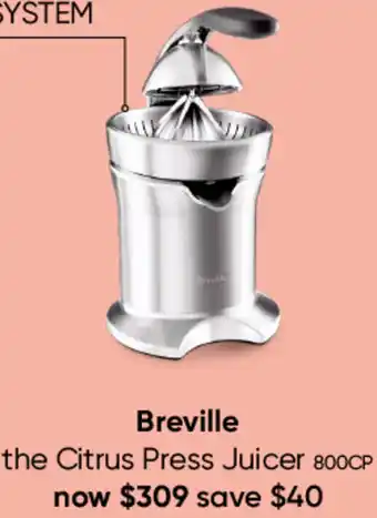 Myer Breville The Citrus Press Juicer offer
