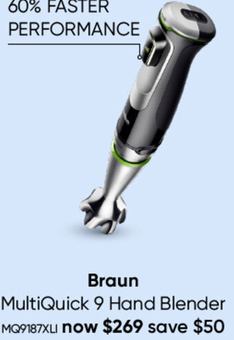 Myer Braun Multiquick 9 Hand Blender offer